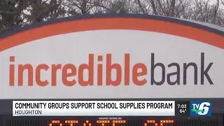 Community groups donate to support Copper Country school supplies program