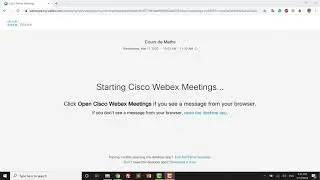 Comment utiliser Webex sur Windows | Webex &Eacute;l&egrave;ves