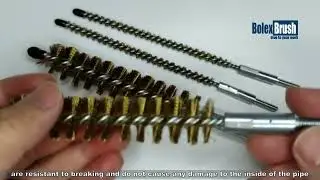 Brass wire tube brush