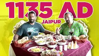 1135 AD | Jaipur Thali | Best Royal Restaurants In Jaipur | #rockyandmayur | Indias Best Restaurants
