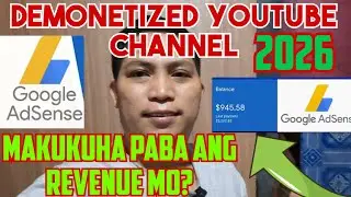 DEMONETIZED YOUTUBE CHANNEL MAKUKUHA BA ANG REVENUE?