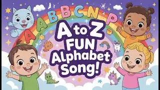 A to Z Fun Alphabet Song for Kids | Learn ABC with Sounds & Beats | Toddler Educational Rhyme #abc