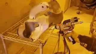 Thermal Zinc Spraying at Retropower