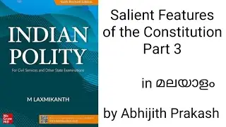 Lec-7 | Indian Polity by M Laxmikant | Explained in Malayalam | by Abhijith Prakash