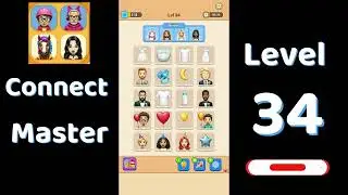 Connect Master Level 34 Walkthrough 🧩 | Match Puzzle | Puzzle Solutions & Tips | Go Answer