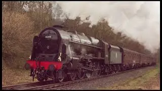 LMS Royal Scot action at the NYMR during the February Half-Term in 2024.