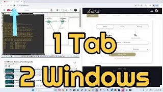 How Add Tab to New Split View will work in Google Chrome and Brave Browser