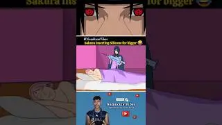 Sakura Inserting Silicone 😂 #naruto #namikazevibes #shorts