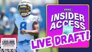 Live FFPC Best Ball Tournament Coverage with Justin Herzig | FFPC Insider Access