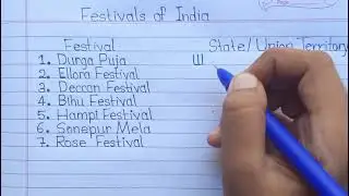 Festivals celebrated in Indian states | major festivals of india | Festivals and Indian states