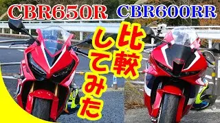 【バイクレンタル】CBR650R半日乗り回してみた☆新型CBR600RRとの比較レビュー？【HondaGO】【インプレ】【モトブログ】