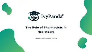 The Role of Pharmacists in Healthcare | Free Essay Critical Writing Example