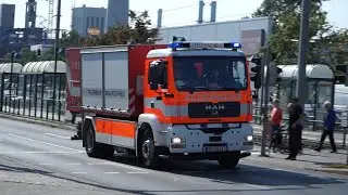 [F3 Großbrand | HFS | O-Ton] Alarmfahrten zum Feuer 3 in Braunschweig, mit FFs, BF und RD