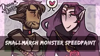 DREAM DADDY - SmallMarch Monsters Speedpaint!