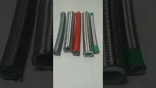 Stainless steel braided ptfe hose