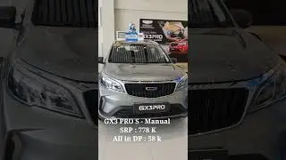 2024 Geely GX3 Pro - Crossover - Manual :778k AT : 878k  Low DP (Financing) #geely #geelygx3pro