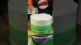 Decorating cake || Dinosaur theme cake || Birthday cake || Customize cake || Soft icing cake #shorts