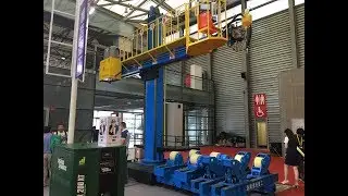 Welding Column and Boom 8x6m SAW welding at site