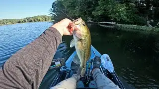 Mountain Island Lake BASS FISHING (UP RIVER)