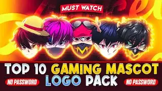 TOP 10+ GAMING MASCOT LOGO PACK || FF MASCOT LOGO PACK || MASCOT LOGO PACK || @ScoukUchiha