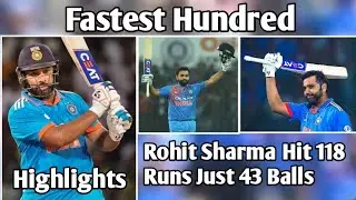 Fastest Hundred 💯 | Rohit Sharma Hit 118 Runs Just 43 Balls | Highlights | FOC |
