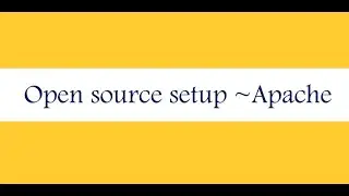 How to install open source #apache  centos 7