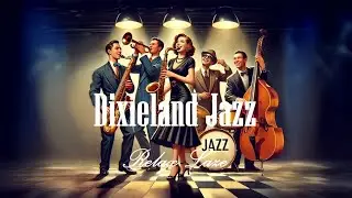 🎷 Dazzling Dixieland Jazz Performance in 4K Ultra HD | Cozy ambience for Relax, Study, & Work #4k