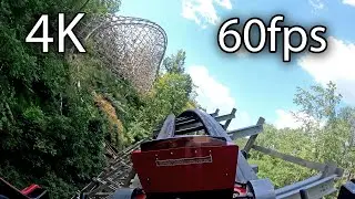 Lightning Rod front seat on-ride 4K POV @60fps Dollywood