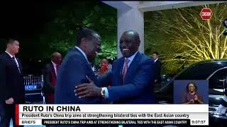 President Ruto arrives in Beijing, China, for a five-day State visit