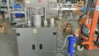 Semi-automatische vacu&uuml;m stikstof spoelende bliksluitmachine