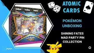 Pokemon Unboxing - Shining Fates Mad Party Pin Collection