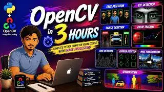 OpenCV Python Complete Course for Beginners (3 Hours) | Image Processing & Computer Vision #python