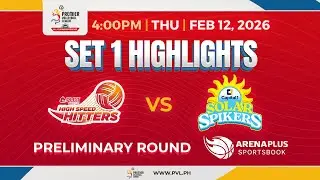 PLDT vs. Capital1 - 1st Set Highlights