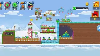 Level 4-5-6 &ndash; Angry Birds Friends No Power-Up Challenge (T-1691) | 3 Stars Gameplay &ndash; Jan 29