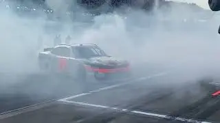 Noah Gragson burnout  #nascar #xfinityseries #talladega #shorts #noahgragson #xfinityseries