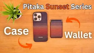 Pitaka Sunset Aramid Fiber iPhone 16 Pro Case + WALLET Review!