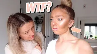 I DID MY MAKEUP BADLY TO SEE HOW MY MUM WOULD REACT...