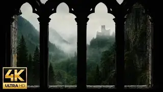 4k Rainy castle 🏰 X Golden brown 🍁