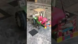Hum ny electric toy tractor bnya🤘😍💪