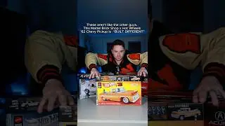 HOT WHEELS И MATTEL BRICKSHOP '62 ГРУЗОВИКИ CHEVY #реклама #mattelbrickshop #builtdifferent