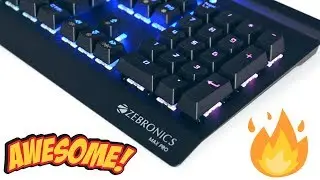 Обзор механической клавиатуры Zebronics Max Pro RGB (2018)!