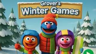 &laquo;Улица Сезам&raquo;: Зимняя игра Гроверса ❄️ Игра PBS KIDS (Мини-зона исследователей)