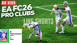 LIVE SHORTS | JOGANDO EA FC 26 PRO CLUBS | AO VIVO 🔥 #300inscritos