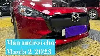 Mazda 2 2023 bản thiếu độ m&agrave;n androi 9inch- cam 360 - asl - gương gập điện