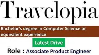 Travelopia Hiring Associate Product Engineer - Bachelor's degree in Computer Science or experience