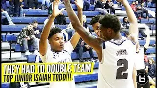 TOP 10 JUNIOR Isaiah Todd faces DOUBLE TEAMS at 2018 Crown Town Classic!