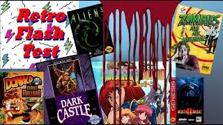 Retro Flash Test - Des jeux Megadrive pour Halloween 🎃👻🔥🪓👾 #retrogaming