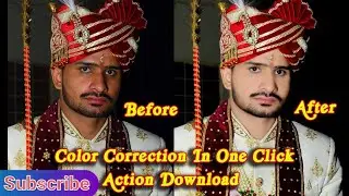 Auto Color Correction| SV Studio | Photoshop Action|  Photo Color Correction in Photoshop (Hindi) |