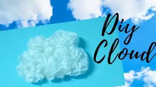 Diy Cloud || How To Make Clouds Using Tissue Paper || Cloud Wall Hanging || Nitya's Art world