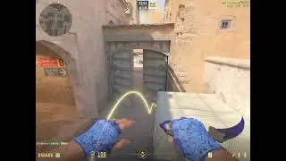 CS2 Dust 2 all instant mid door smoke